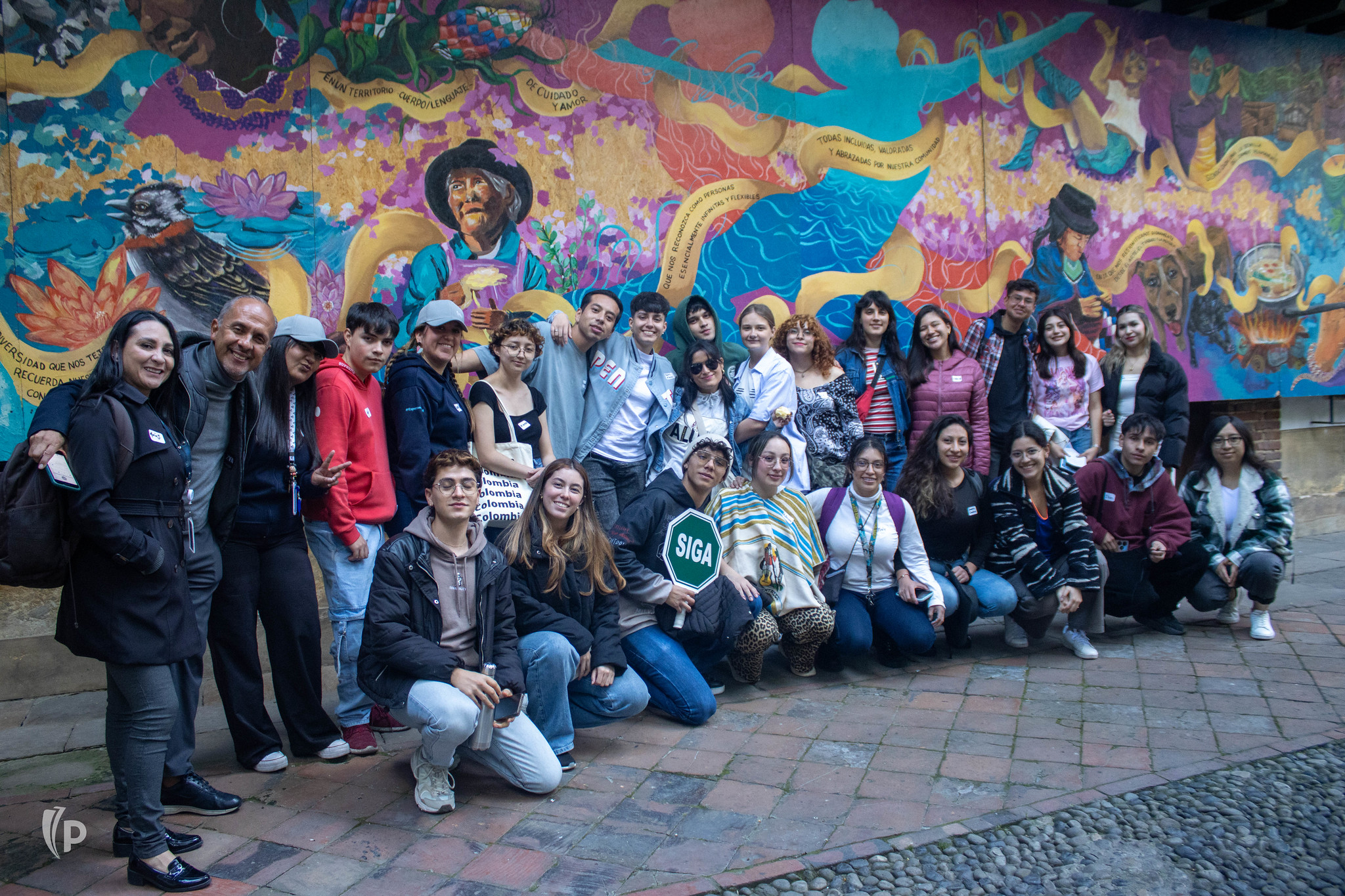Estudiantes de Intercambio 2024-2 recorrieron el centro histórico de Bogotás
