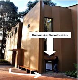 Servicios de buzón - Devolución de libros