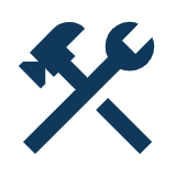<svg xmlns="http://www.w3.org/2000/svg" height="40px" viewBox="0 -960 960 960" width="40px" fill="#0F385A"><path d="M764-120 523.67-360.33l66-66L830-186l-66 66Zm-571.33 0-66-66L412-471.33l-94-94-24.67 24.66L247-587v84l-25.33 25.33L100-599.33l25.33-25.34H210l-48.67-48.66L296-808q18-18 39-25t45-7q24 0 45 8.67 21 8.66 39 26.66l-102 102L410.67-654l-25.34 25.33 92 92L588.67-648q-6.67-12.33-10.5-27.67-3.84-15.33-3.84-32 0-55 39.17-94.16Q652.67-841 707.67-841q15 0 26.5 3t20.83 8.33L665.33-740l74 74L829-755.67q5.67 10 8.83 22.17 3.17 12.17 3.17 27.17 0 55-39.17 94.16Q762.67-573 707.67-573q-16 0-28.67-2.33-12.67-2.34-23.67-7.34L192.67-120Z"/></svg>