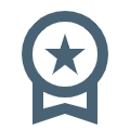 <svg xmlns="http://www.w3.org/2000/svg" height="24px" viewBox="0 -960 960 960" width="24px" fill="#496374"><path d="m387-412 35-114-92-74h114l36-112 36 112h114l-93 74 35 114-92-71-93 71ZM240-40v-309q-38-42-59-96t-21-115q0-134 93-227t227-93q134 0 227 93t93 227q0 61-21 115t-59 96v309l-240-80-240 80Zm240-280q100 0 170-70t70-170q0-100-70-170t-170-70q-100 0-170 70t-70 170q0 100 70 170t170 70ZM320-159l160-41 160 41v-124q-35 20-75.5 31.5T480-240q-44 0-84.5-11.5T320-283v124Zm160-62Z"/></svg>