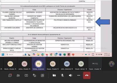 Reunión Anual Mesa Sectorial Talento Humano (11 diciembre 2024)