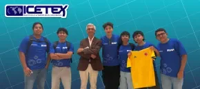 Estudiante del Poli en su intercambio en México.