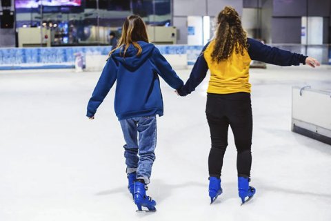 Pista de hielo en Bogotá